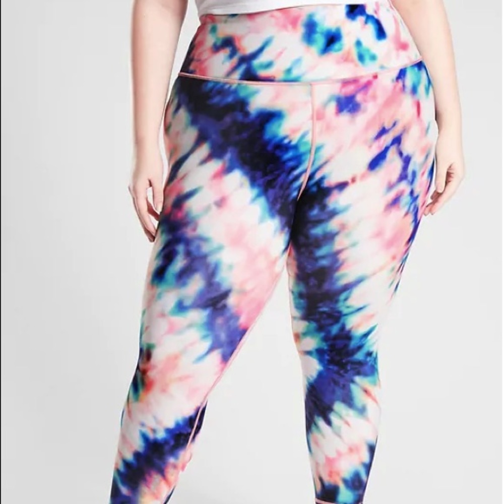 BNWT Athleta Elation Tie Dye 7/8 Tight 1X